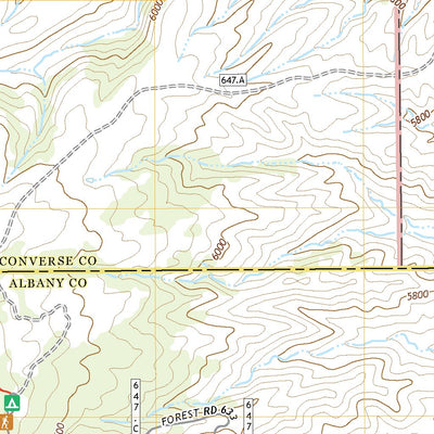 United States Geological Survey Esterbrook, WY (2021, 24000-Scale) digital map