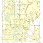 United States Geological Survey Estiffanulga, FL (1945, 31680-Scale) digital map