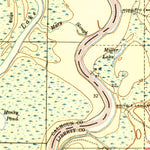 United States Geological Survey Estiffanulga, FL (1945, 31680-Scale) digital map