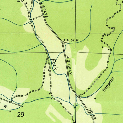 United States Geological Survey Estill Fork, AL-TN (1939, 24000-Scale) digital map