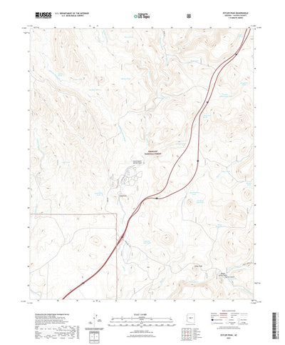 United States Geological Survey Estler Peak, AZ (2021, 24000-Scale) digital map