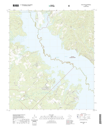 United States Geological Survey Etoile South, TX (2022, 24000-Scale) digital map