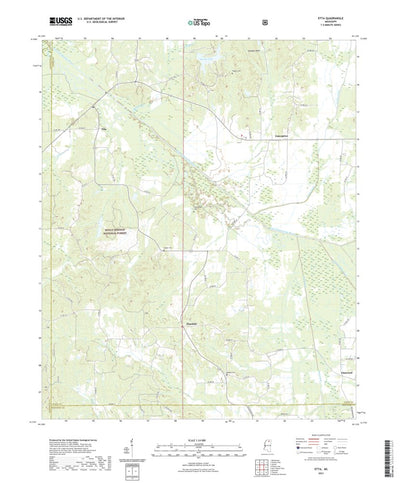 United States Geological Survey Etta, MS (2021, 24000-Scale) digital map