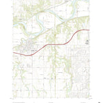 United States Geological Survey Eudora, KS (2022, 24000-Scale) digital map