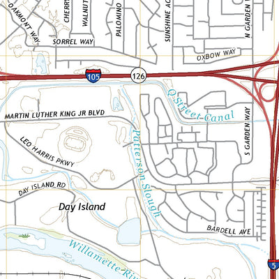 United States Geological Survey Eugene East, OR (2020, 24000-Scale) digital map