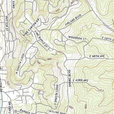 United States Geological Survey Eugene East, OR (2020, 24000-Scale) digital map