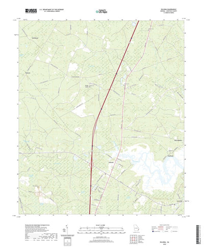 United States Geological Survey Eulonia, GA (2020, 24000-Scale) digital map