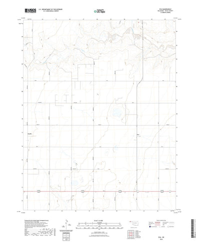 United States Geological Survey Eva, OK (2022, 24000-Scale) digital map