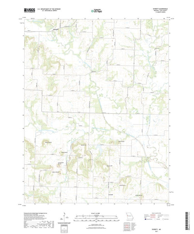 United States Geological Survey Everett, MO (2021, 24000-Scale) digital map