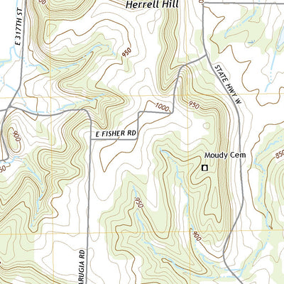 United States Geological Survey Everett, MO (2021, 24000-Scale) digital map