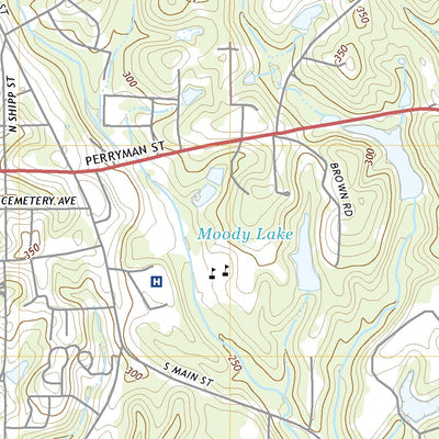 United States Geological Survey Evergreen, AL (2020, 24000-Scale) digital map
