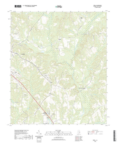 United States Geological Survey Ewell, AL (2020, 24000-Scale) digital map