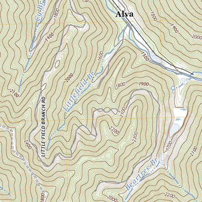 United States Geological Survey Ewing, VA (2022, 24000-Scale) digital map