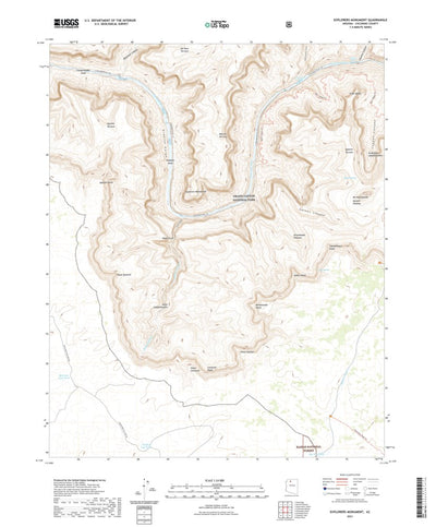 United States Geological Survey Explorers Monument, AZ (2021, 24000-Scale) digital map