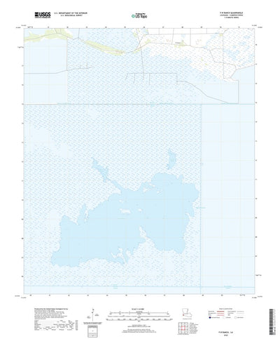 United States Geological Survey F-R Ranch, LA (2020, 24000-Scale) digital map