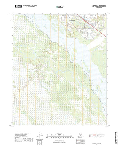 United States Geological Survey Fairbanks C-1 NW, AK (2021, 25000-Scale) digital map