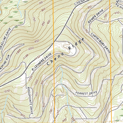 United States Geological Survey Fairbanks D-2 SW, AK (2021, 25000-Scale) digital map