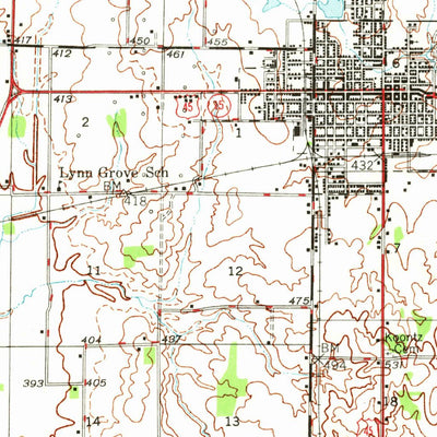 United States Geological Survey Fairfield, IL (1948, 62500-Scale) digital map