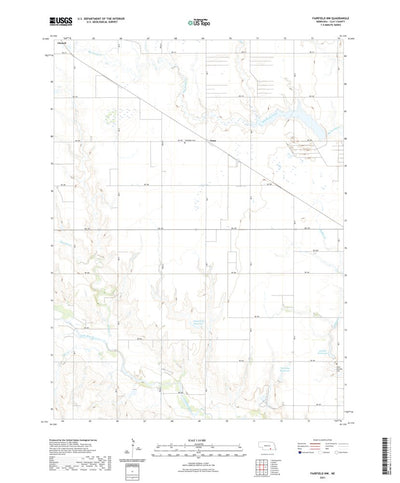 United States Geological Survey Fairfield NW, NE (2021, 24000-Scale) digital map