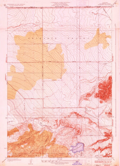United States Geological Survey Fairmont, CA (1937, 24000-Scale) digital map