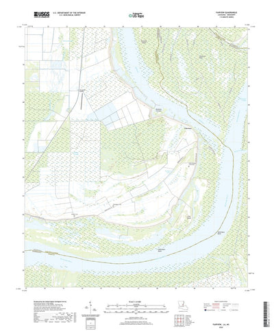 United States Geological Survey Fairview, LA (2020, 24000-Scale) digital map