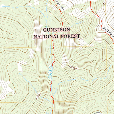 United States Geological Survey Fairview Peak, CO (2022, 24000-Scale) digital map