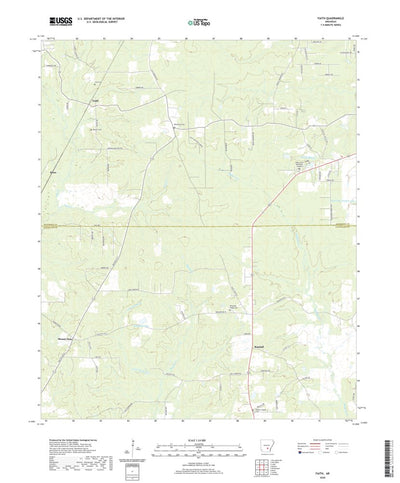 United States Geological Survey Faith, AR (2020, 24000-Scale) digital map