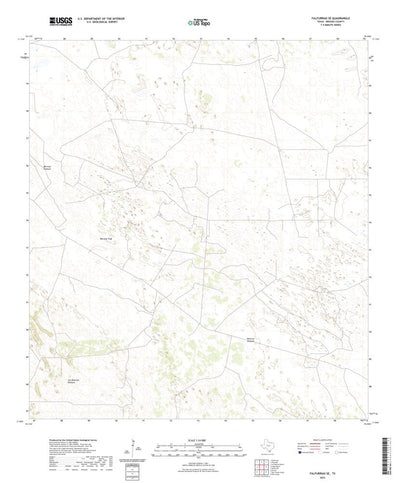United States Geological Survey Falfurrias SE, TX (2022, 24000-Scale) digital map