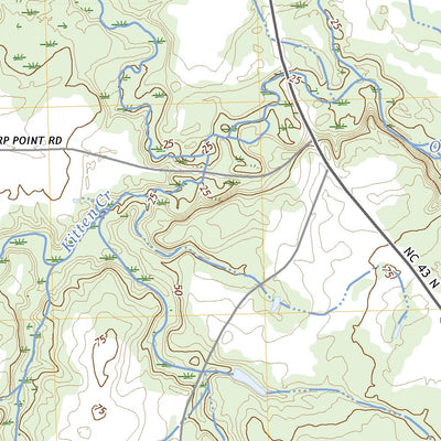 United States Geological Survey Falkland, NC (2022, 24000-Scale) digital map