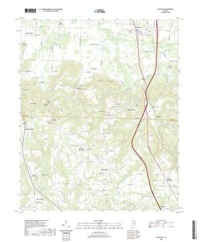 United States Geological Survey Falkville, AL (2020, 24000-Scale) digital map