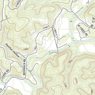 United States Geological Survey Fall Creek, TX (2022, 24000-Scale) digital map