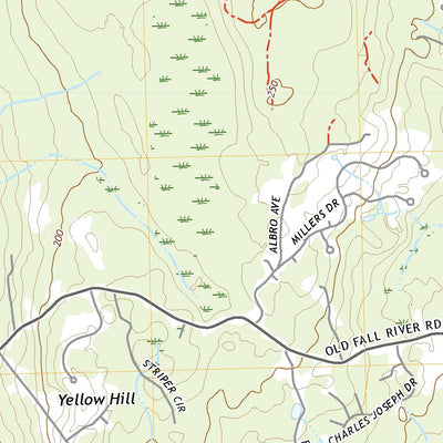 United States Geological Survey Fall River East, MA (2021, 24000-Scale) digital map