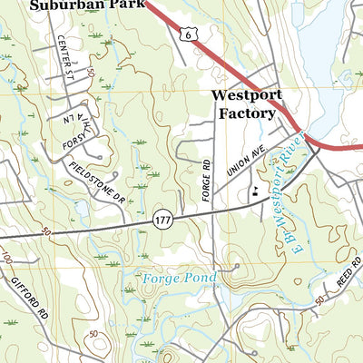 United States Geological Survey Fall River East, MA (2021, 24000-Scale) digital map