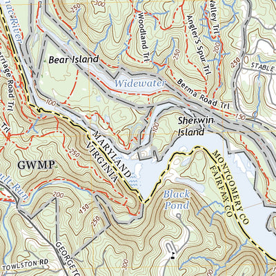 United States Geological Survey Falls Church, VA (2022, 24000-Scale) digital map