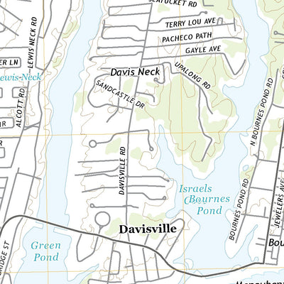 United States Geological Survey Falmouth, MA (2021, 24000-Scale) digital map