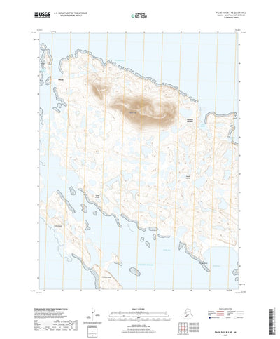 United States Geological Survey False Pass B-3 NE, AK (2020, 25000-Scale) digital map
