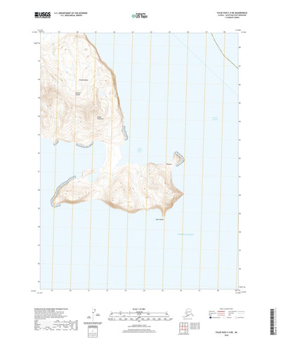United States Geological Survey False Pass C-4 NE, AK (2020, 25000-Scale) digital map