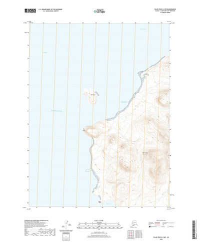 United States Geological Survey False Pass D-2 NE, AK (2020, 25000-Scale) digital map