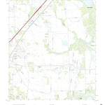 United States Geological Survey Fannett East, TX (2022, 24000-Scale) digital map
