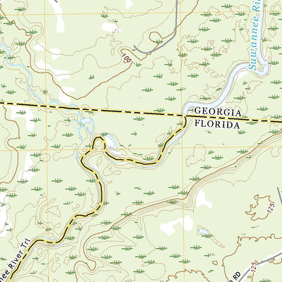 United States Geological Survey Fargo SW, FL (2021, 24000-Scale) digital map