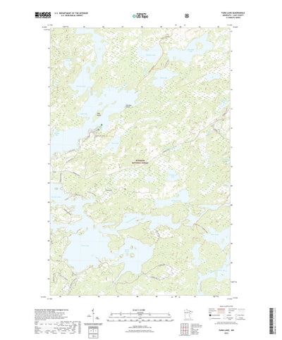 United States Geological Survey Farm Lake, MN (2022, 24000-Scale) digital map