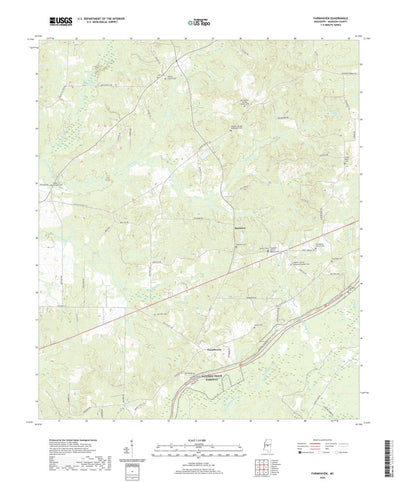 United States Geological Survey Farmhaven, MS (2020, 24000-Scale) digital map