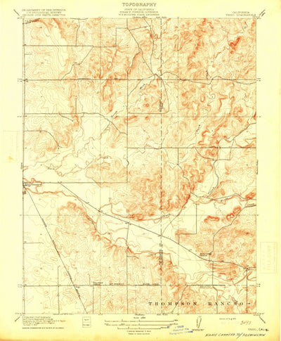 United States Geological Survey Farmington, CA (1915, 31680-Scale) digital map