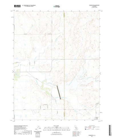United States Geological Survey Farmington, CA (2021, 24000-Scale) digital map