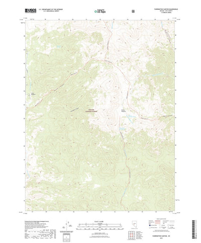 United States Geological Survey Farrington Canyon, NV (2021, 24000-Scale) digital map