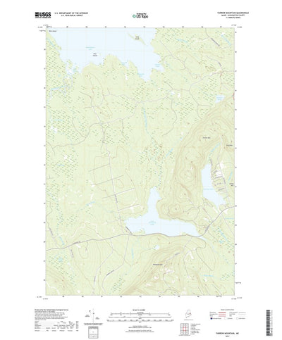 United States Geological Survey Farrow Mountain, ME (2021, 24000-Scale) digital map