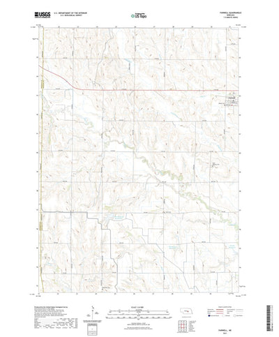 United States Geological Survey Farwell, NE (2021, 24000-Scale) digital map