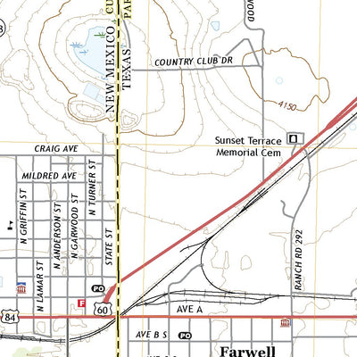 United States Geological Survey Farwell, TX (2022, 24000-Scale) digital map