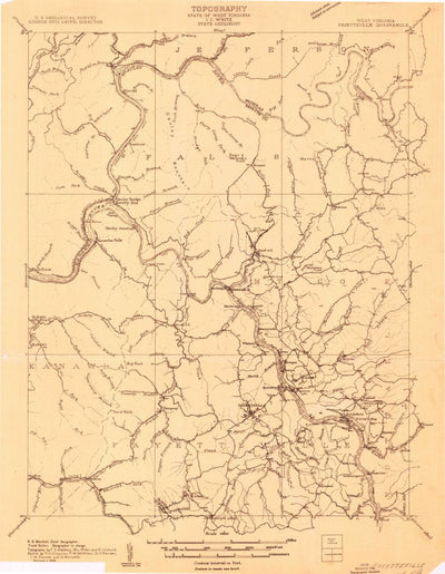United States Geological Survey Fayetteville, WV (1908, 48000-Scale) digital map