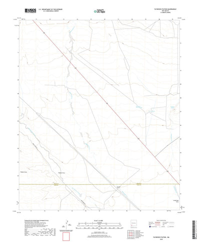 United States Geological Survey Faywood Station, NM (2020, 24000-Scale) digital map